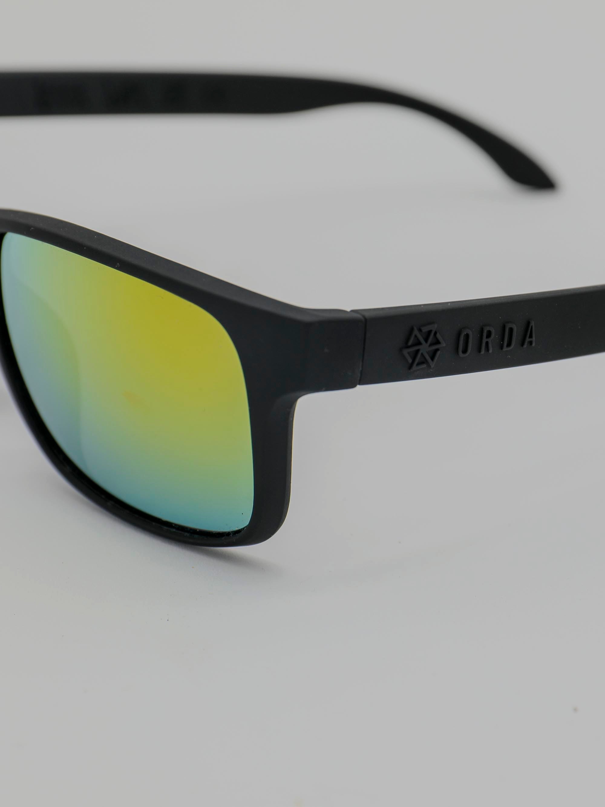 ORDA Jesse Jude – Black Velo Grip Frame with Mirrored Purple Chromo Vue™ Lens Sunglasses