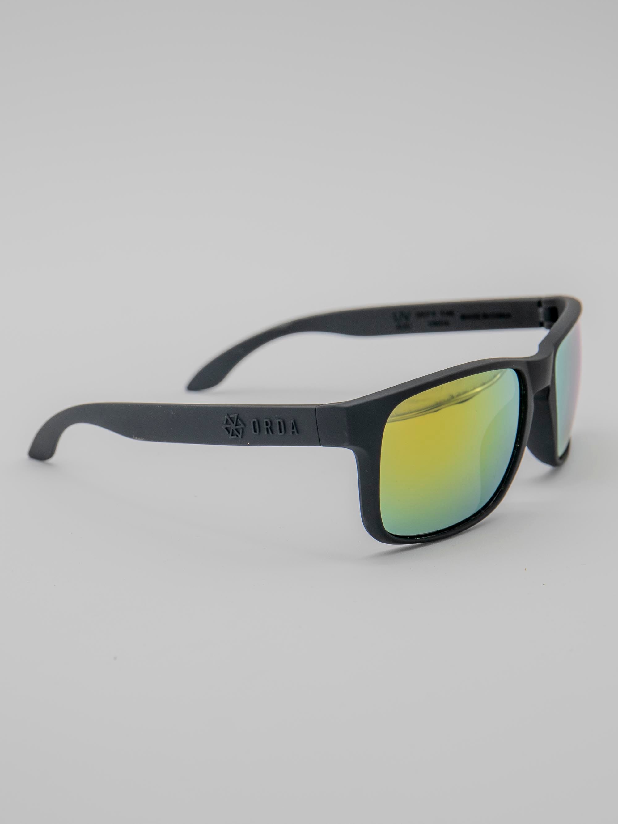 ORDA Jesse Jude – Black Velo Grip Frame with Mirrored Purple Chromo Vue™ Lens Sunglasses