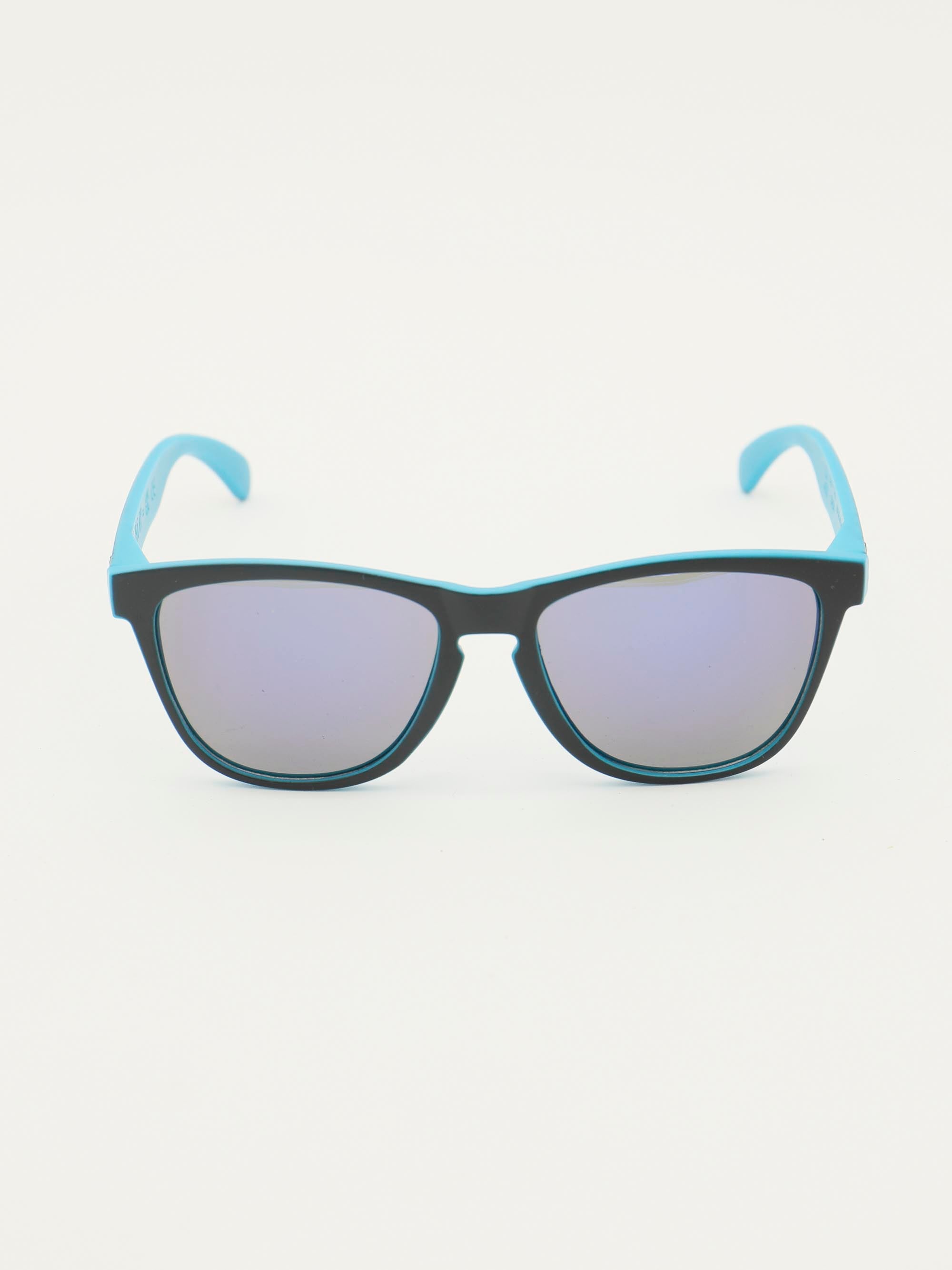ORDA The MT – Black Outer / Blue Inner Two Tone Lux Frame with Mirrored Blue Chromo Vue™ Lens Sunglasses
