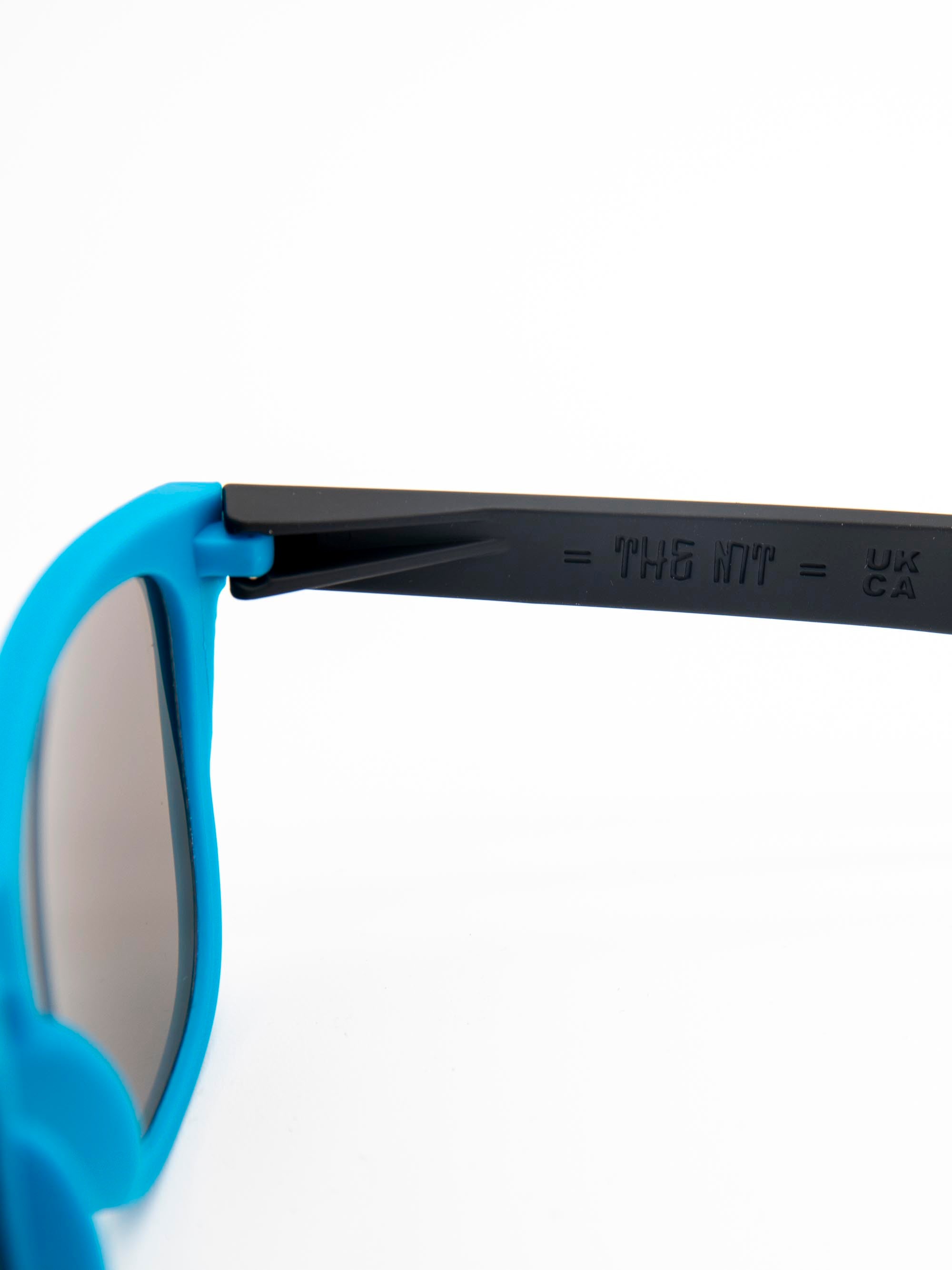 ORDA The MT – Black / Blue Velo Grip Frame with Blue Mirrored Chromo Vue™ Lens Sunglasses