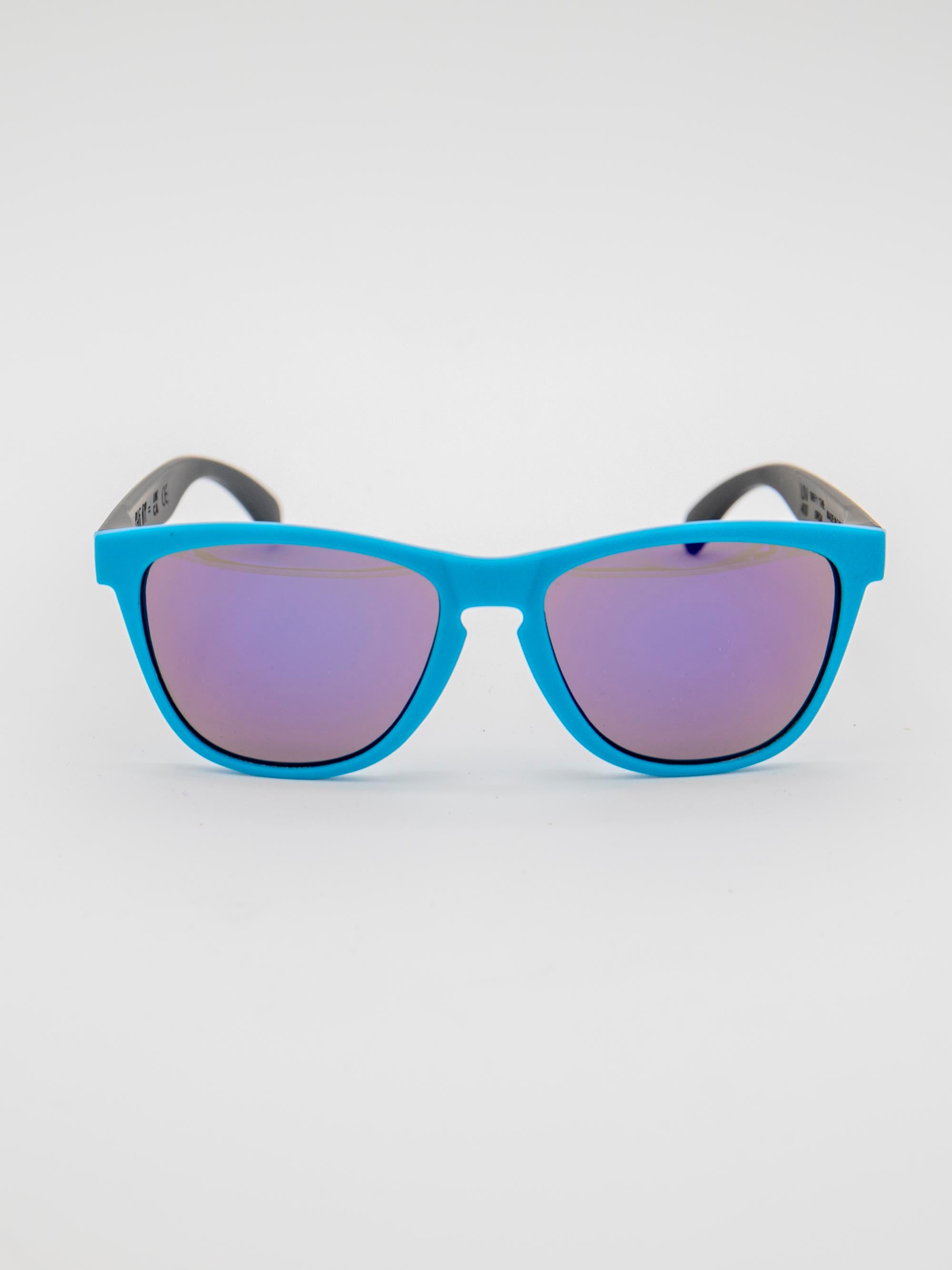 ORDA The MT – Black / Blue Velo Grip Frame with Blue Mirrored Chromo Vue™ Lens Sunglasses