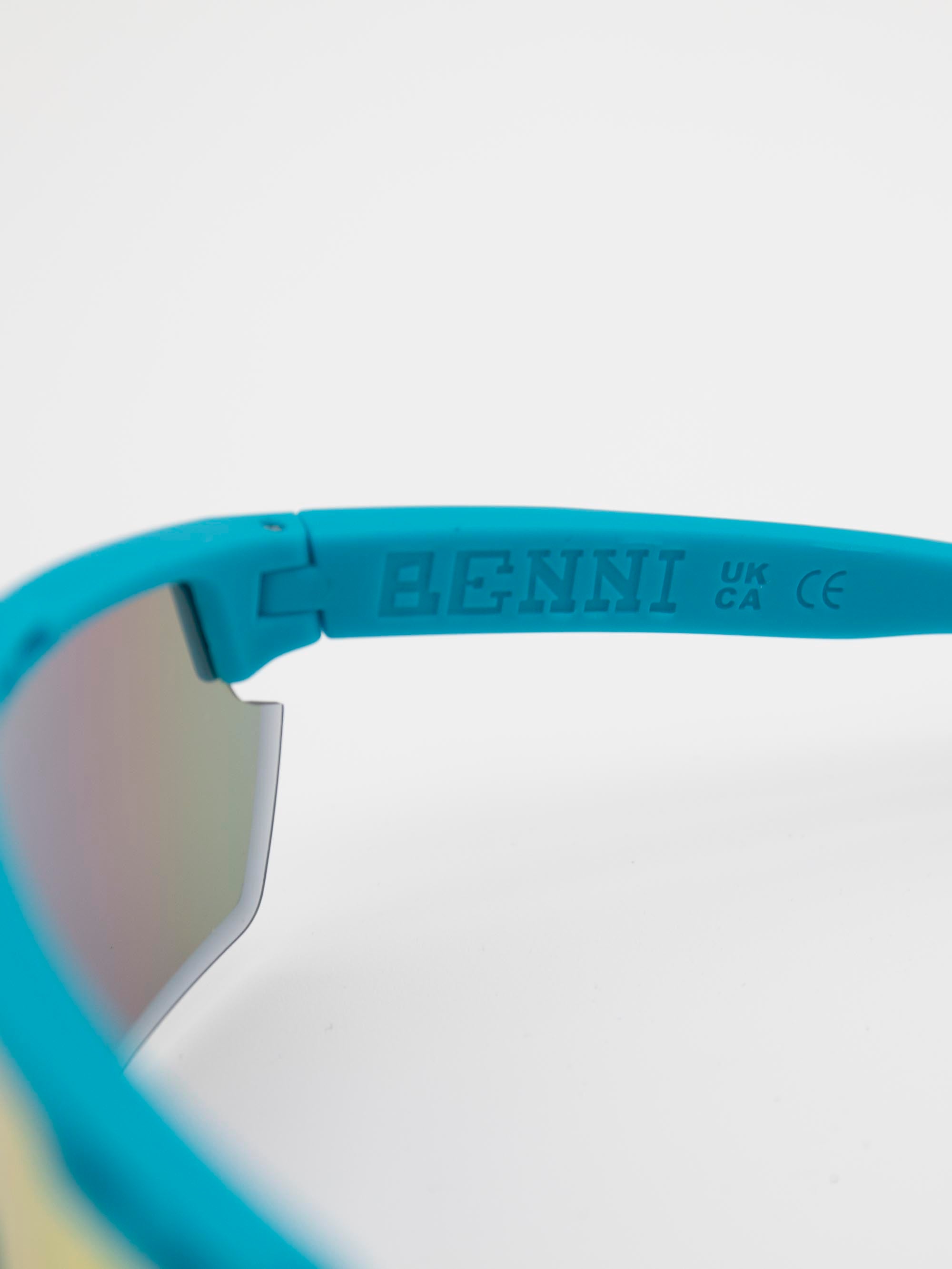 ORDA Benni – Blue Velo Grip Frame with Revo Red/Orange Chromo Vue™ Lens Sunglasses