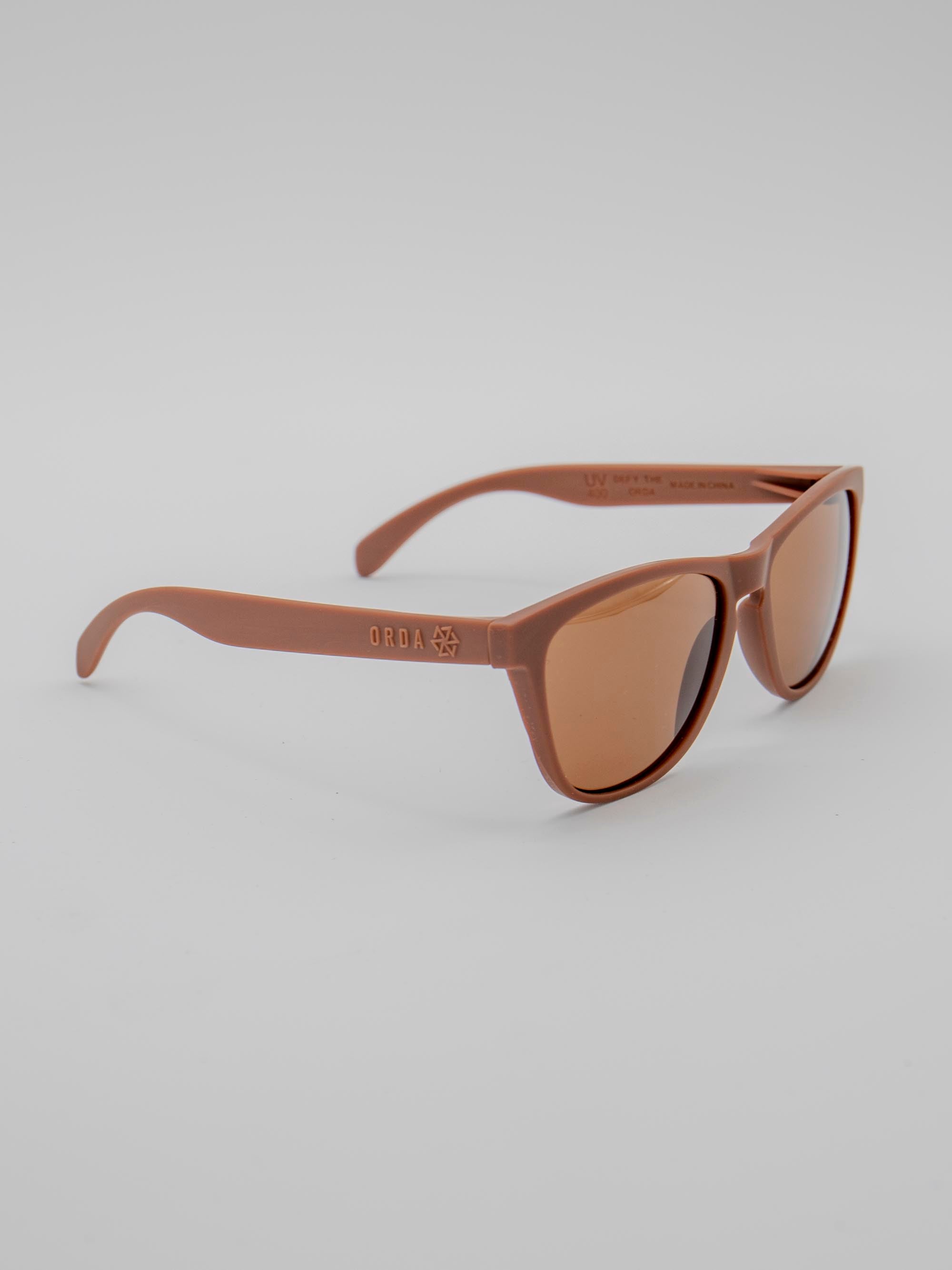 ORDA The MT – Brown Velo Grip Frame with Root Brown Chromo Vue™ Lens Sunglasses
