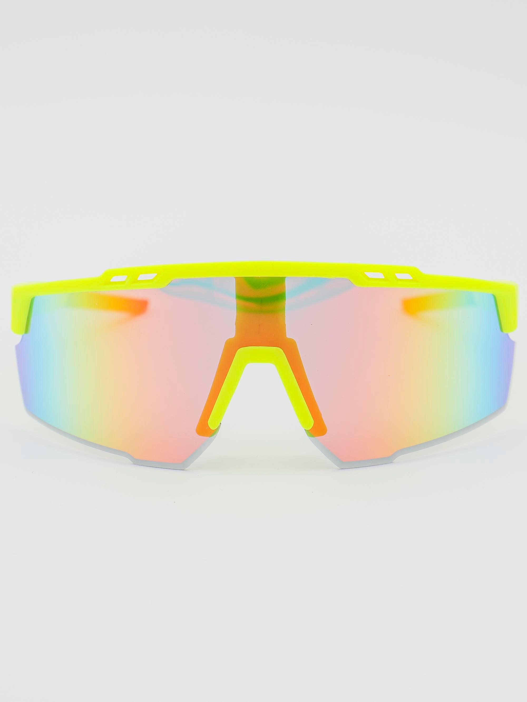 ORDA Benni – Fluro Yellow Velo Grip Frame with Revo Red/Orange Chromo Vue™ Lens Sunglasses