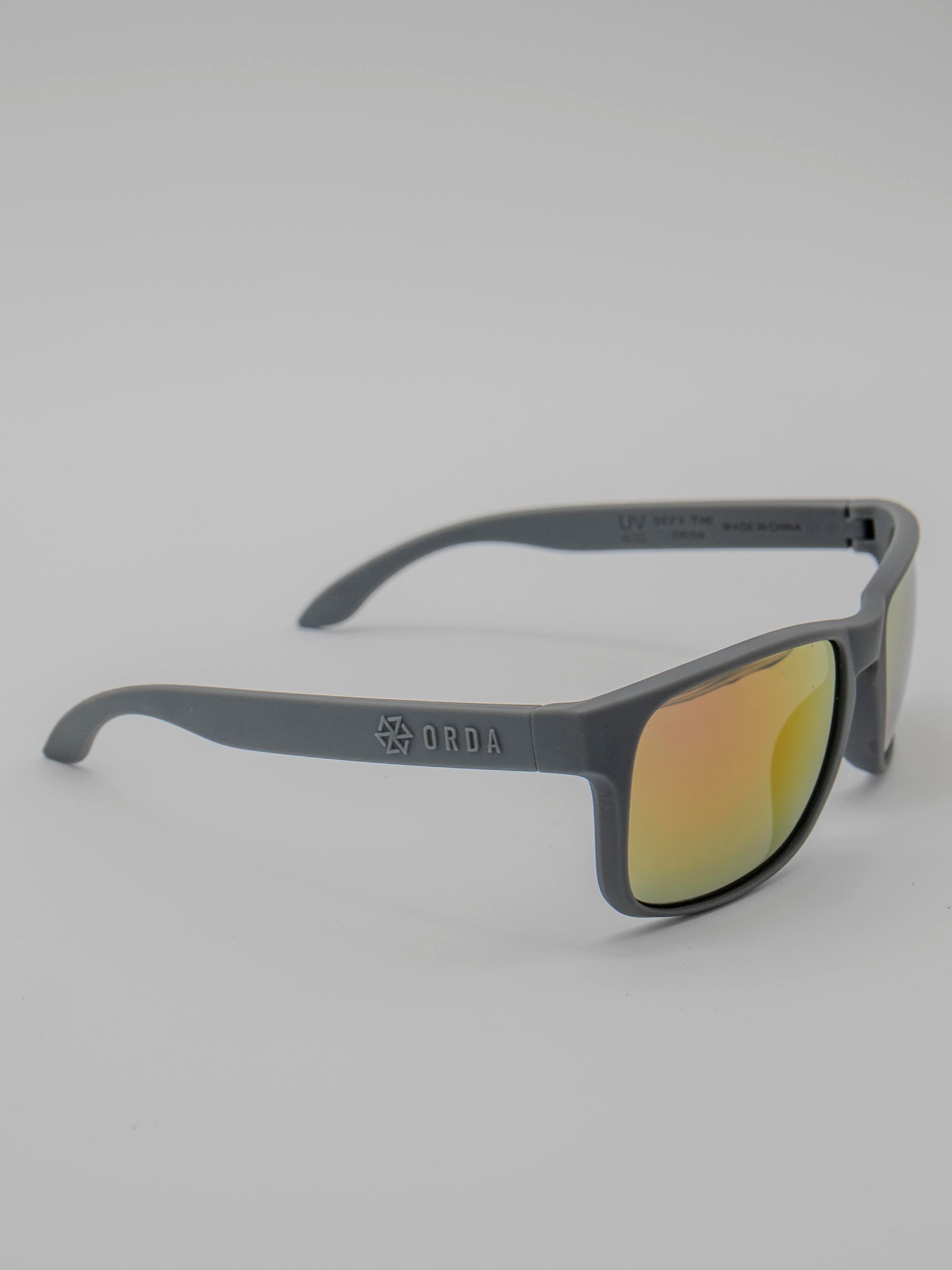 ORDA Jesse Jude – Grey Velo Grip Frame with Mirrored Purple Chromo Vue™ Lens Sunglasses