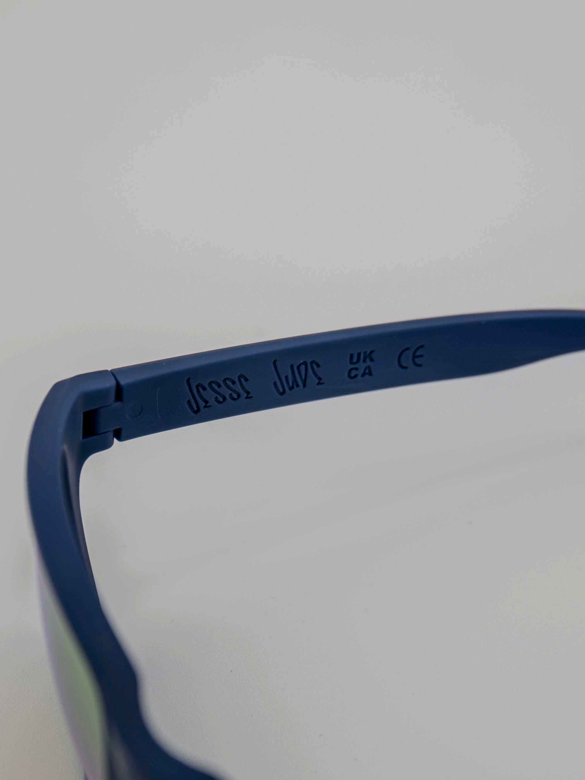 ORDA Jesse Jude – Navy Velo Grip Frame with Mirrored Orange/Red Chromo Vue™ Lens Sunglasses