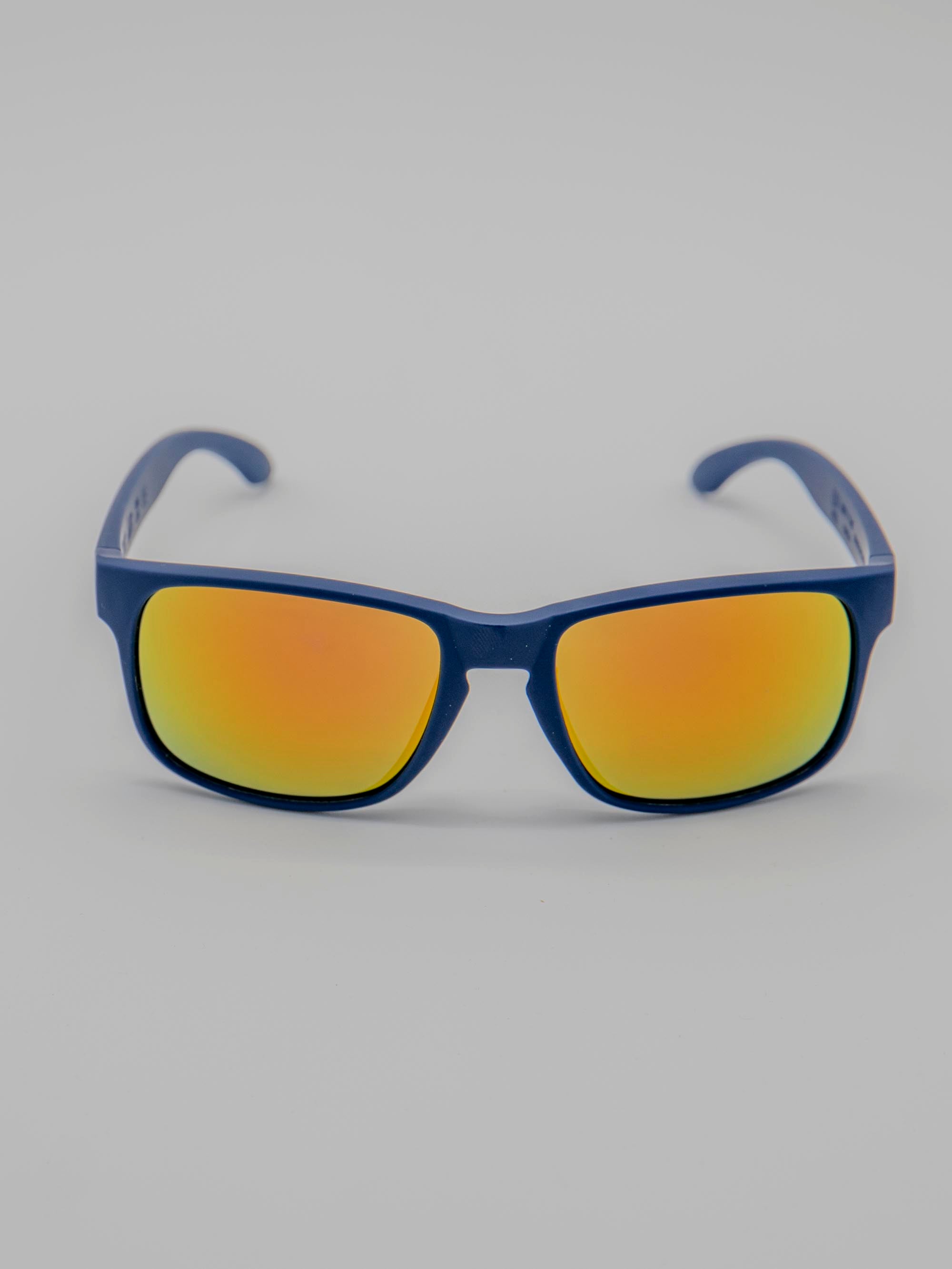 ORDA Jesse Jude – Navy Velo Grip Frame with Mirrored Orange/Red Chromo Vue™ Lens Sunglasses