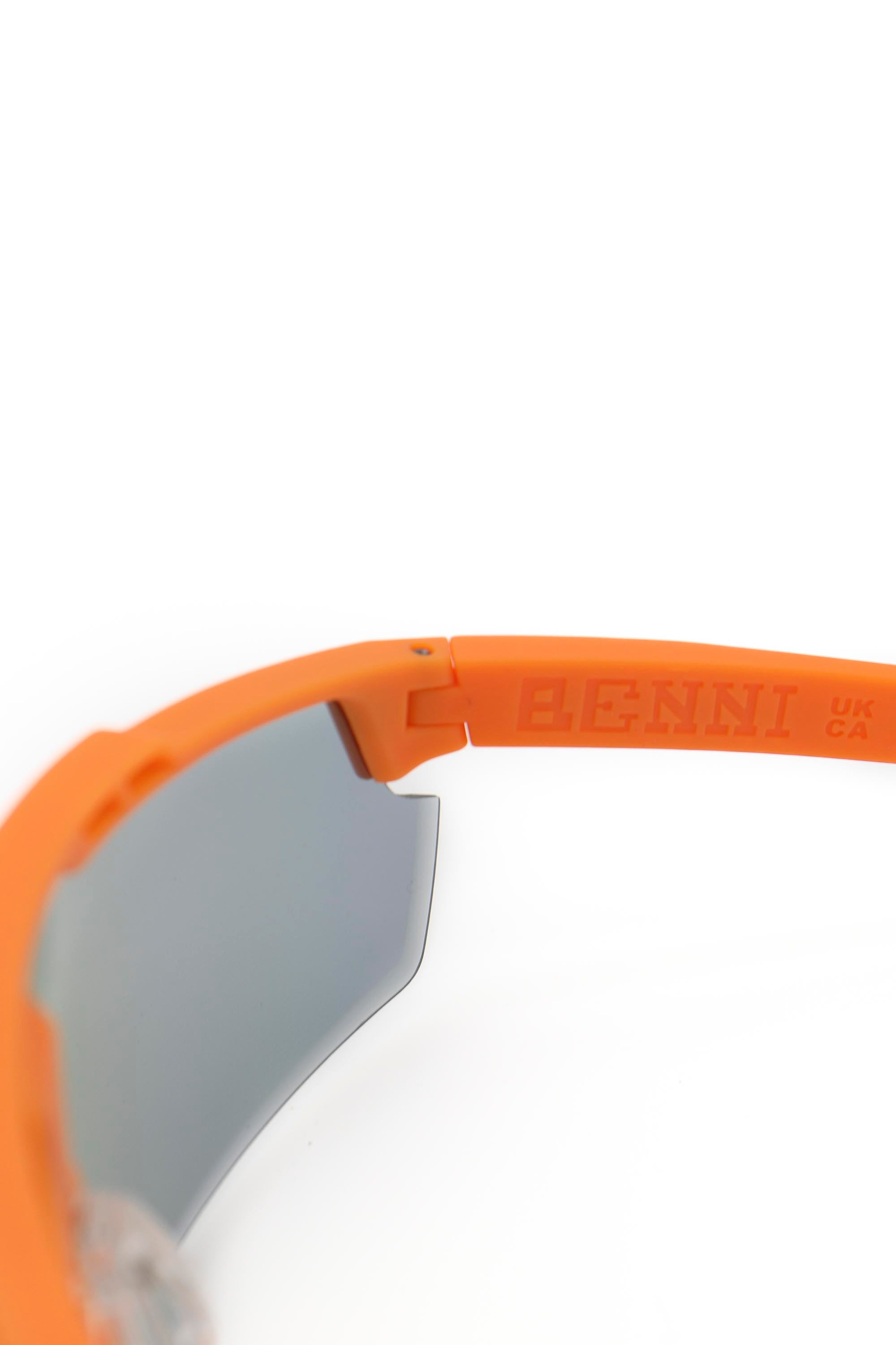 ORDA Benni – Orange Velo Grip Frame with Revo Blue Chromo Vue™ Lens Sunglasses
