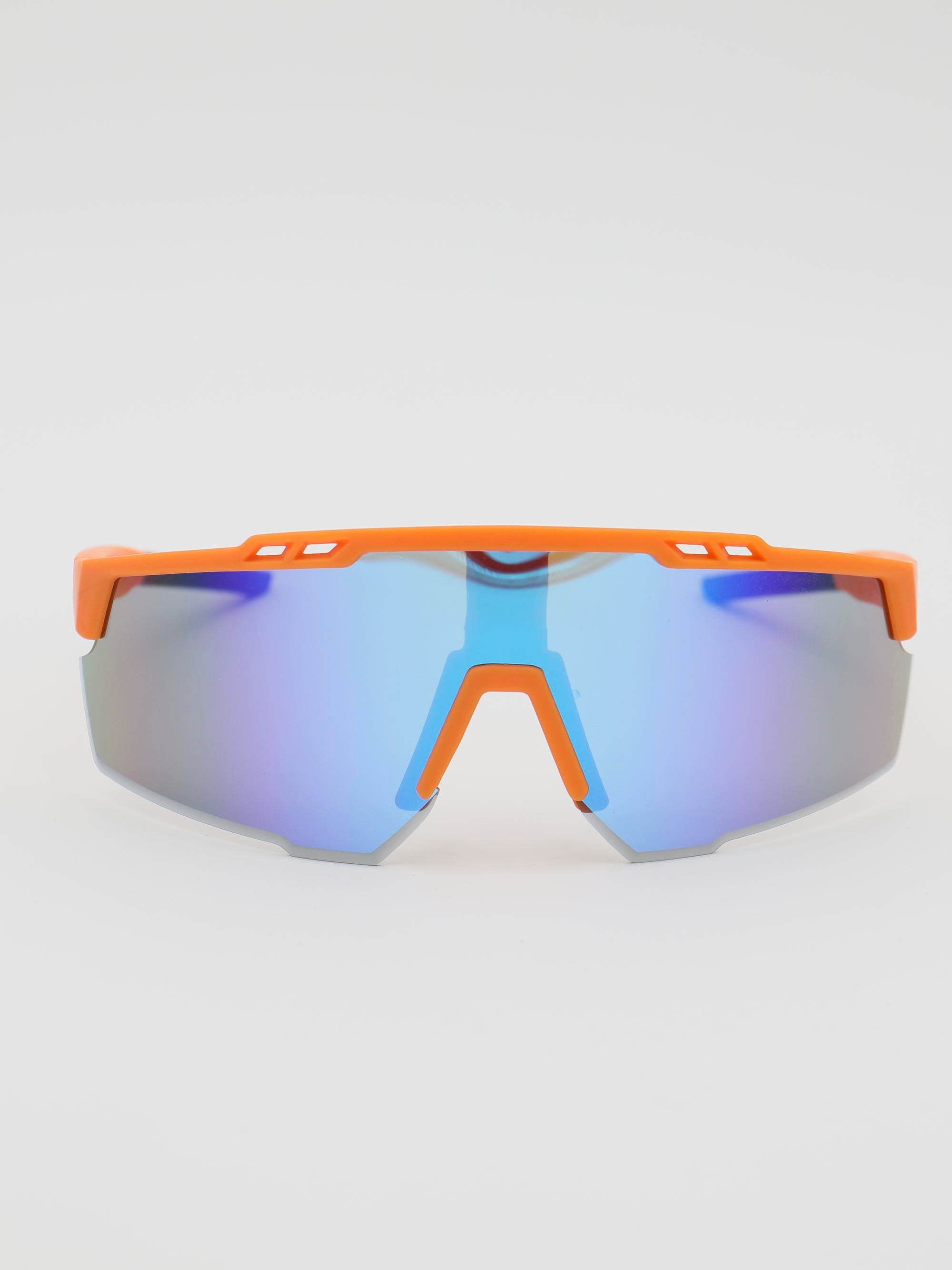 ORDA Benni – Orange Velo Grip Frame with Revo Blue Chromo Vue™ Lens Sunglasses