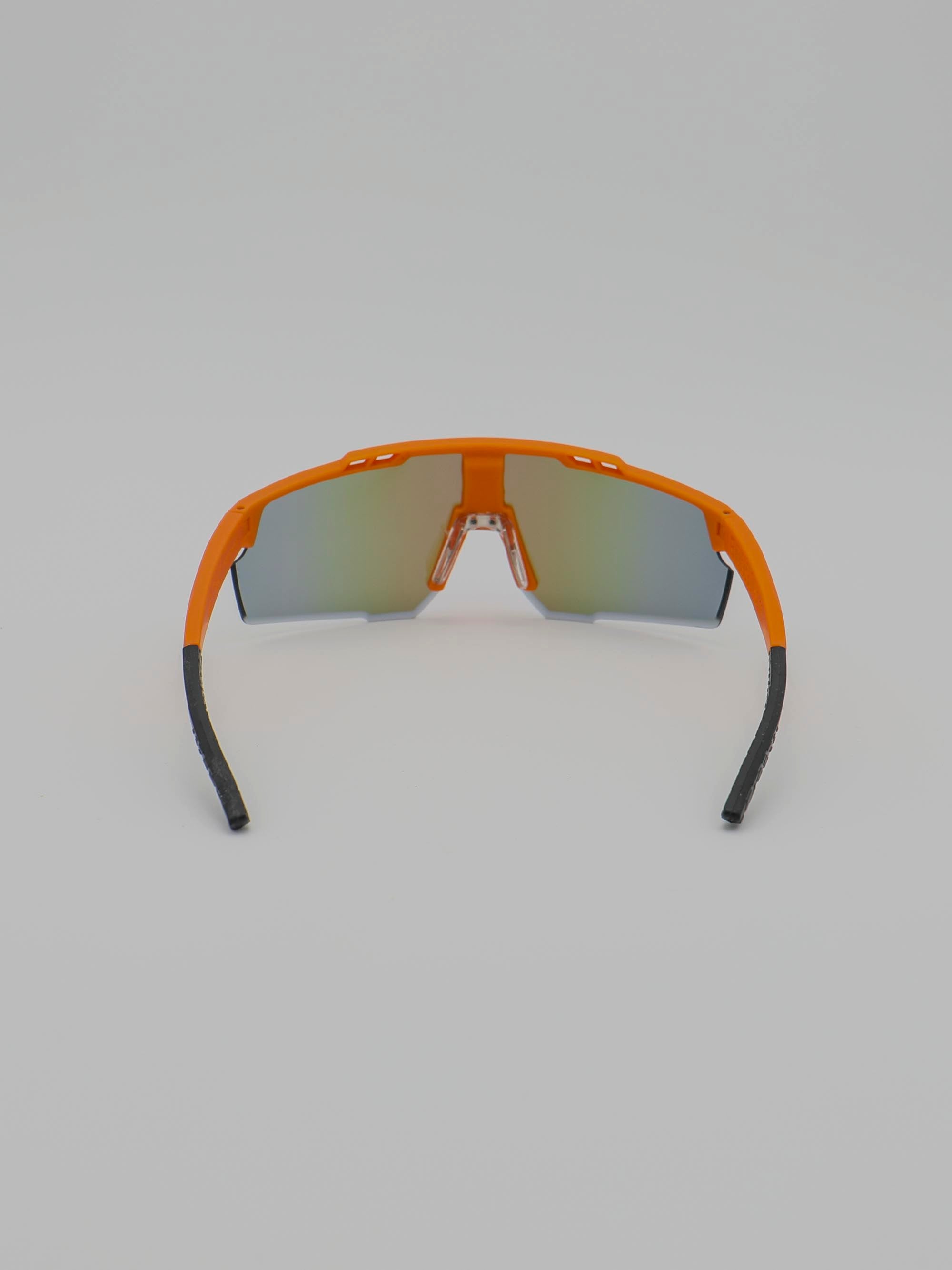 ORDA Benni – Orange Velo Grip Frame with Revo Blue Chromo Vue™ Lens Sunglasses