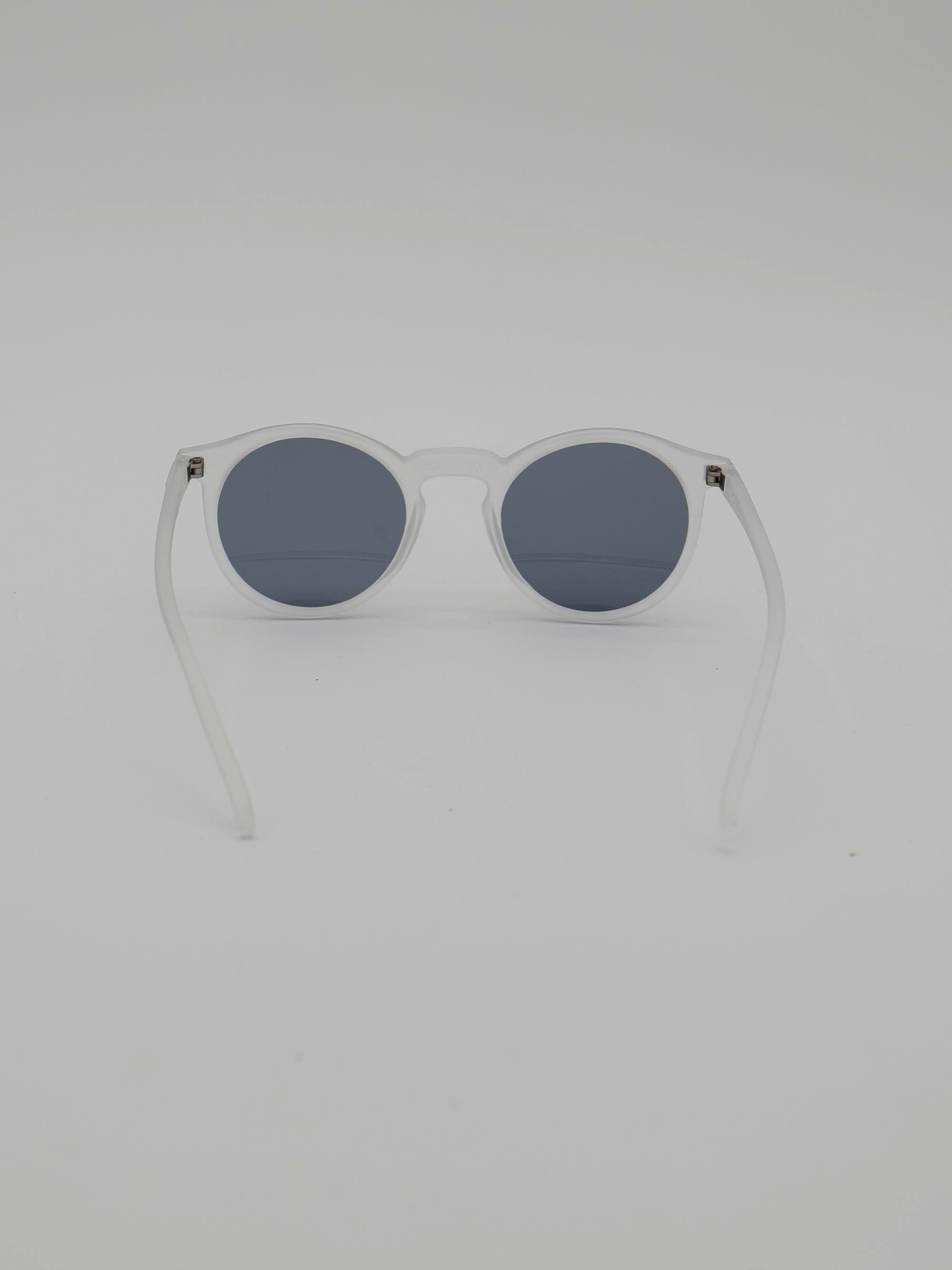 ORDA BD Classic – Frosted Clear Velo Grip Frame with Smoke Black Chromo Vue™ Lens Sunglasses