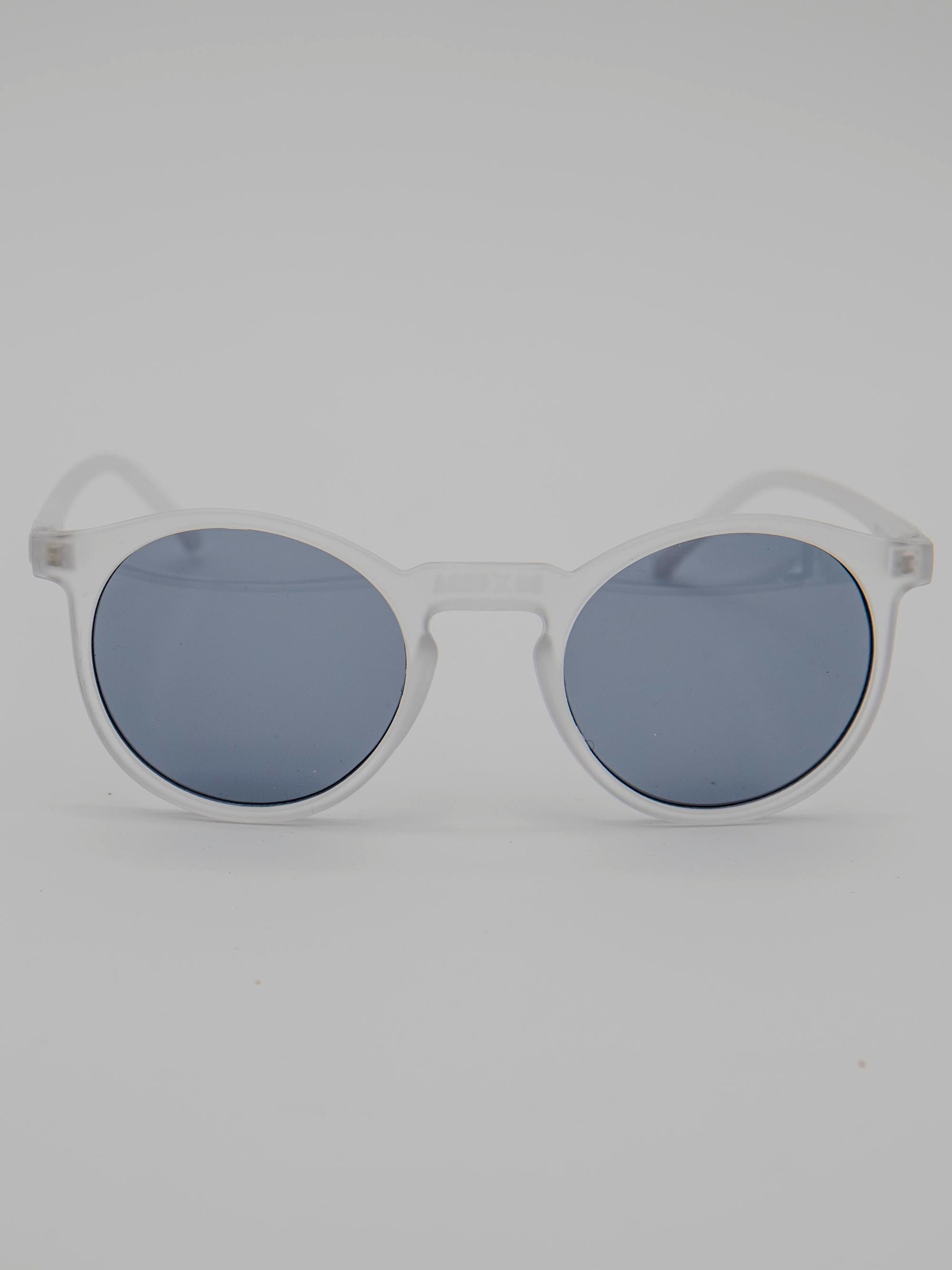 ORDA BD Classic – Frosted Clear Velo Grip Frame with Smoke Black Chromo Vue™ Lens Sunglasses