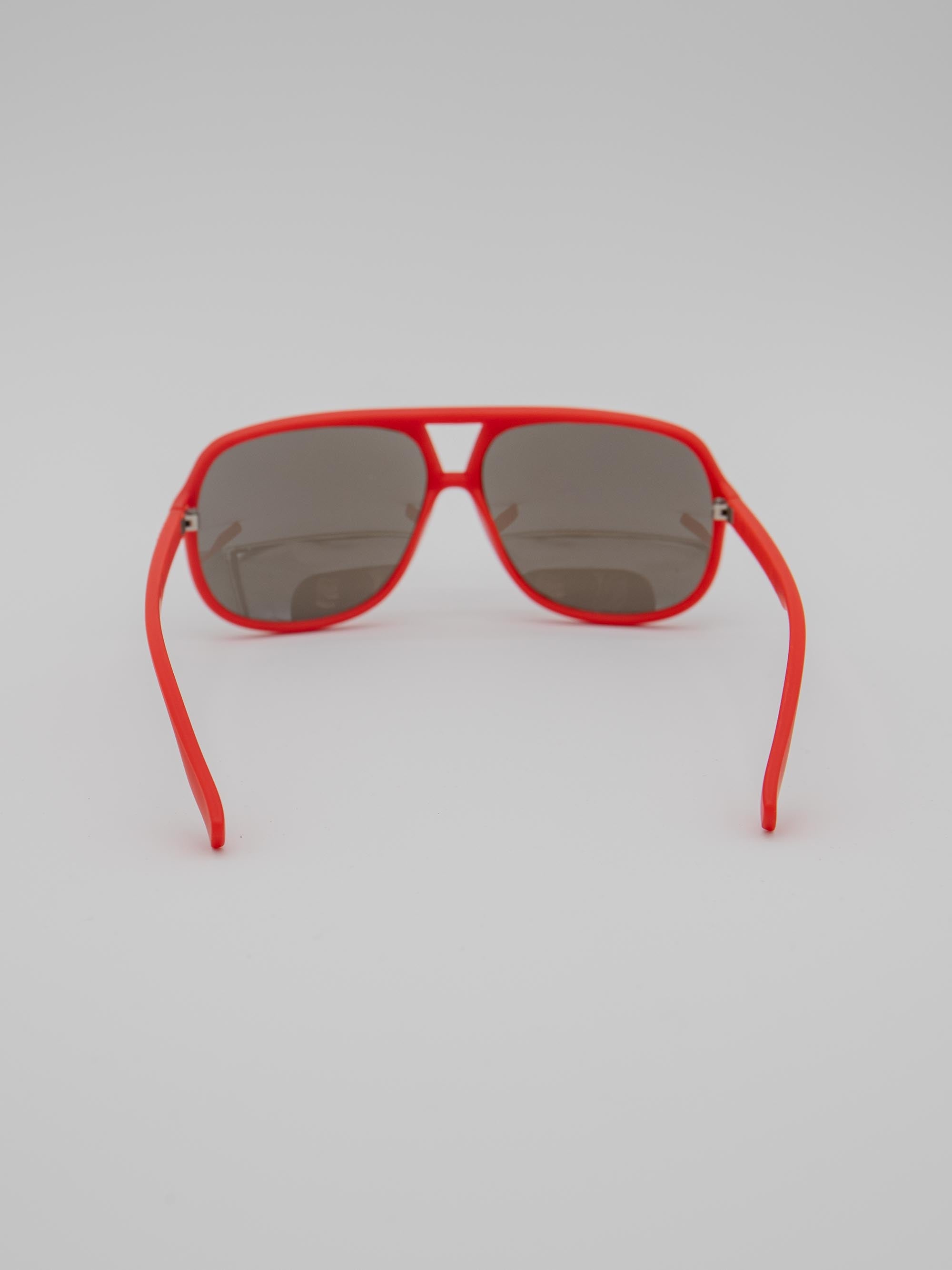 ORDA Leftside – Red Velo Grip Frame with Mirrored Purple Chromo Vue™ Lens Sunglasses