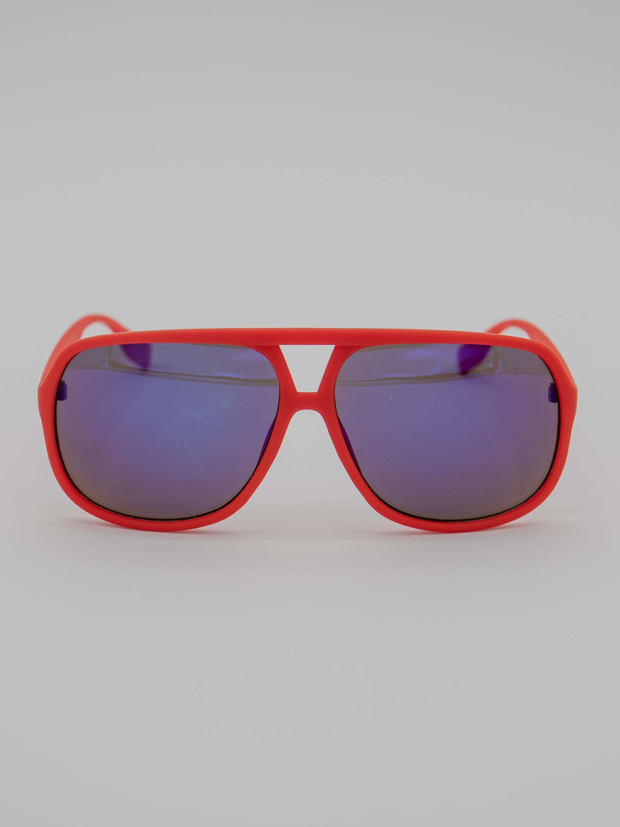 ORDA Leftside – Red Velo Grip Frame with Mirrored Purple Chromo Vue™ Lens Sunglasses