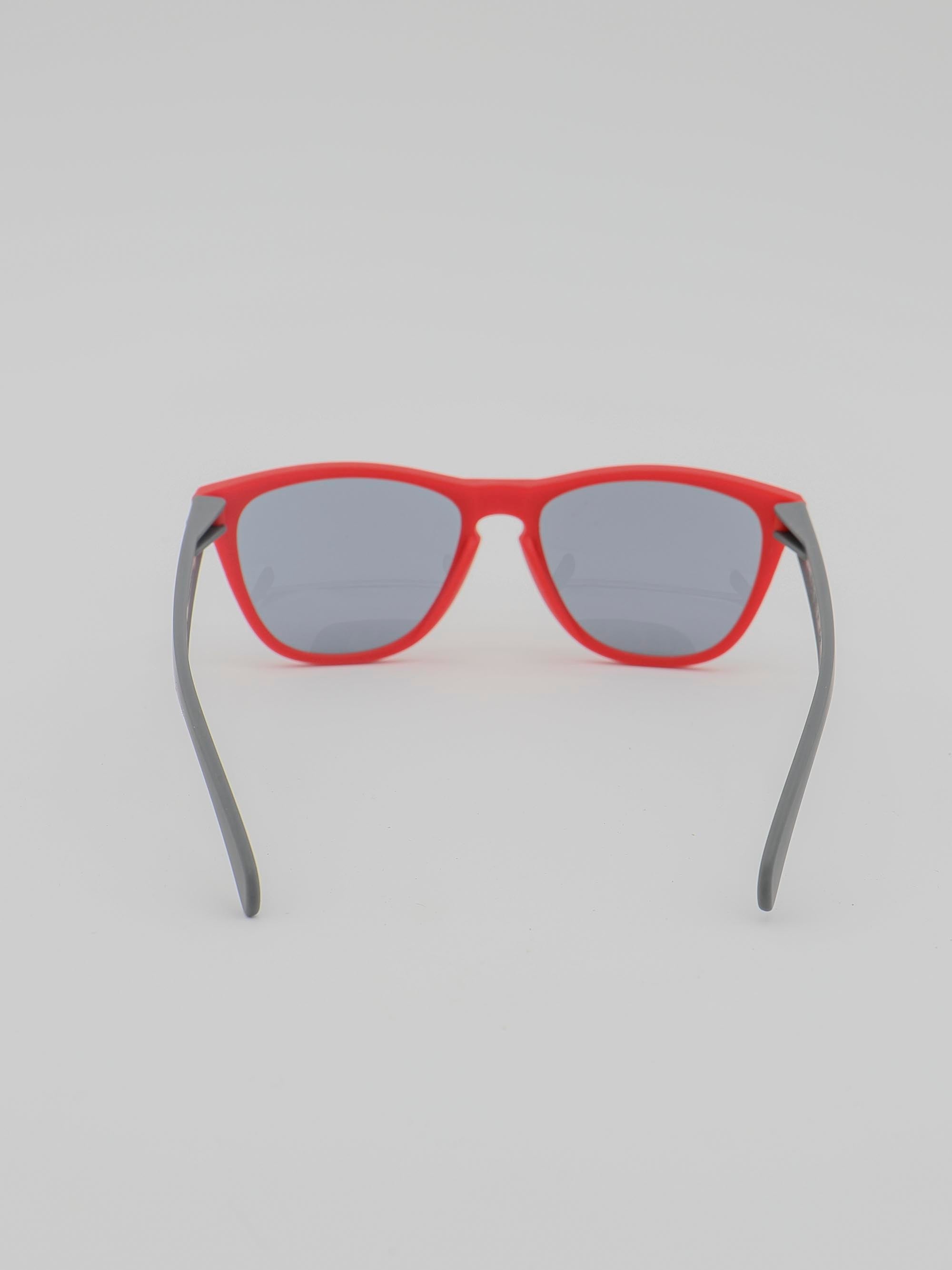 ORDA The MT – Grey / Red Velo Grip Frame with Smoke Black Chromo Vue™ Lens Sunglasses