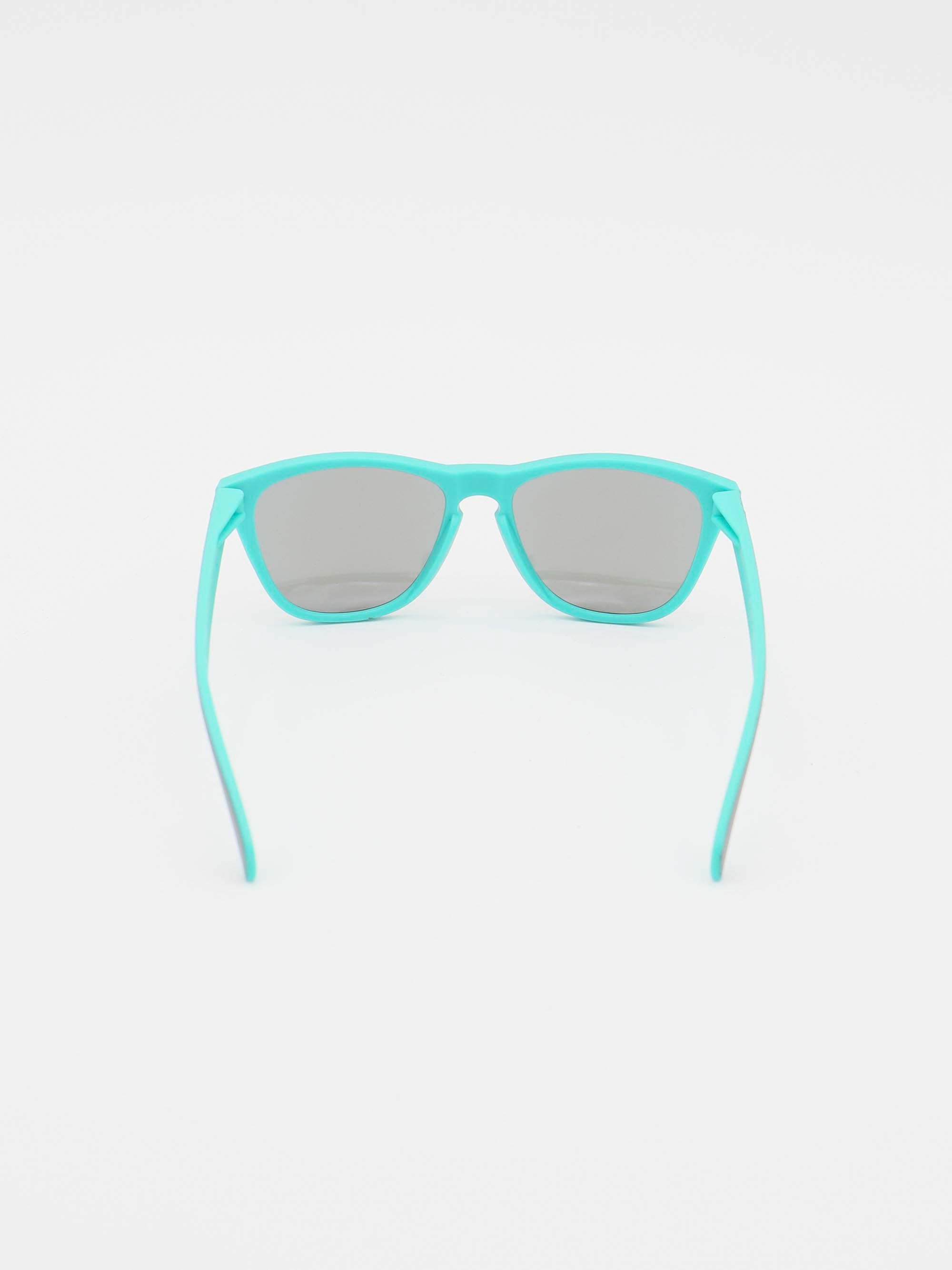ORDA The MT – Grey Outer / Teal Inner Two Tone Lux Frame with Mirrored Blue Chromo Vue™ Lens Sunglasses
