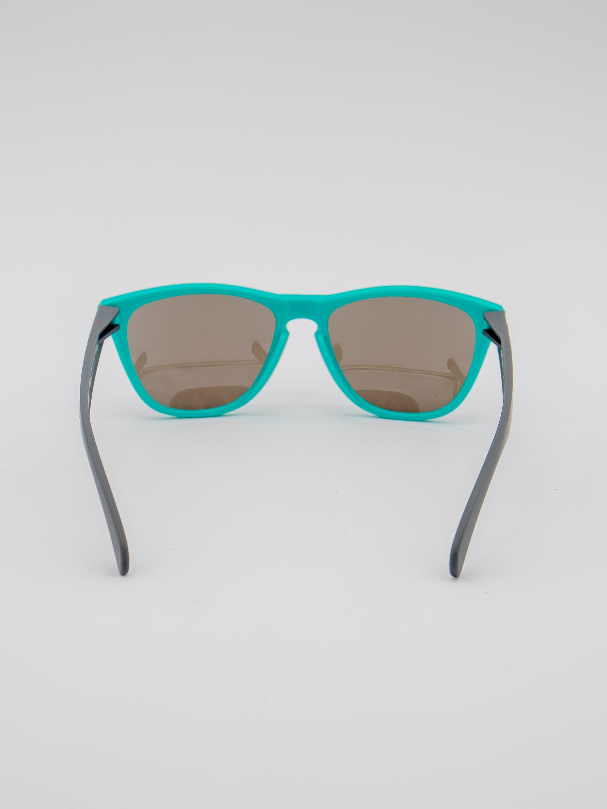 ORDA The MT – Grey / Teal Velo Grip Frame with Blue Mirrored Chromo Vue™ Lens Sunglasses
