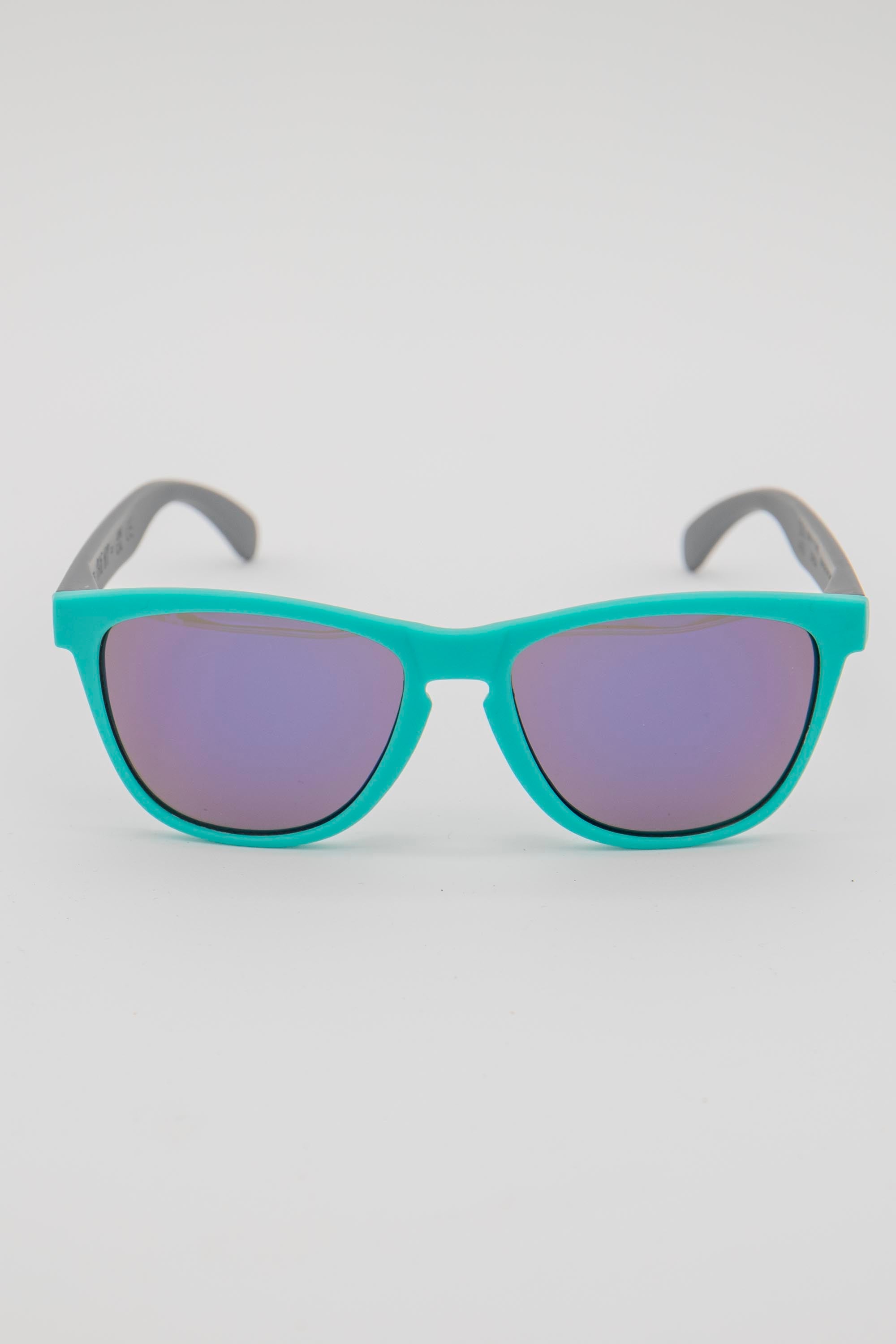 ORDA The MT – Grey / Teal Velo Grip Frame with Blue Mirrored Chromo Vue™ Lens Sunglasses