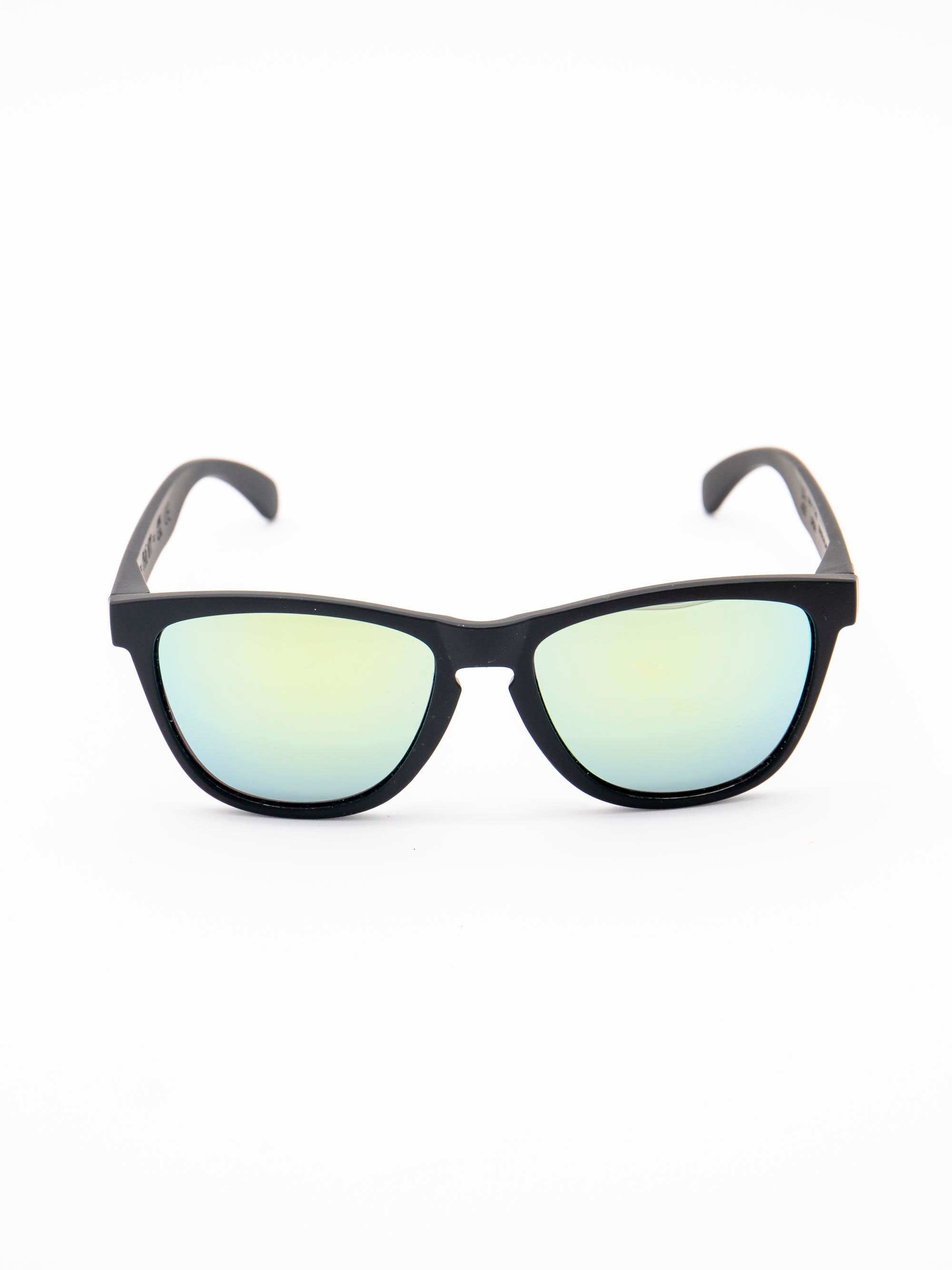 ORDA The MT – Black Velo Grip Frame with Mirrored Gold  Chromo Vue™ Lens Sunglasses