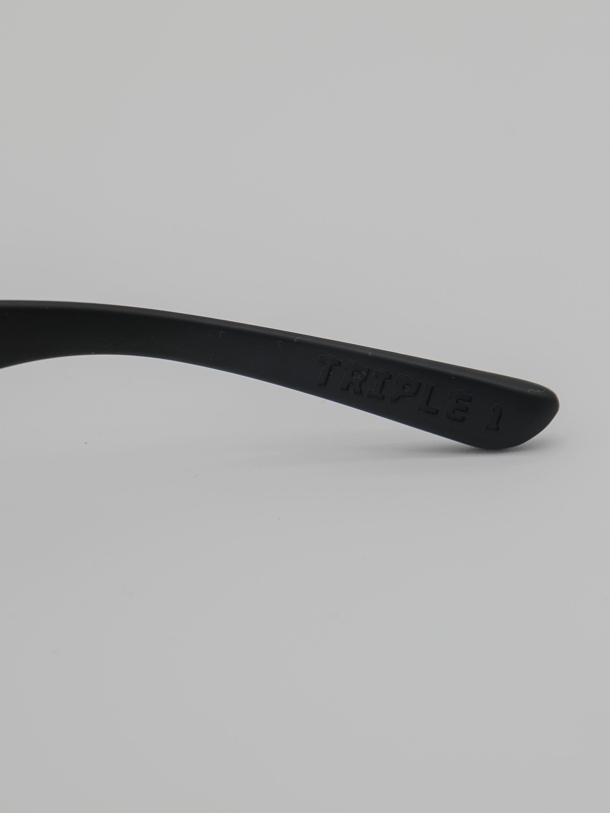 ORDA Triple 1 – Black Velo Grip Frame with Black Haze Chromo Vue™ Lens Sunglasses
